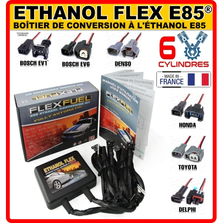 Boitier de Conversion Ethanol 85 - 6 cylindres - Kit Ethanol Flex E85