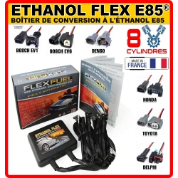 Boitier de Conversion Ethanol 85 - 8 cylindres - Kit Ethanol Flex E85